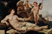 Maarten van Heemskerck, Venus and Cupid